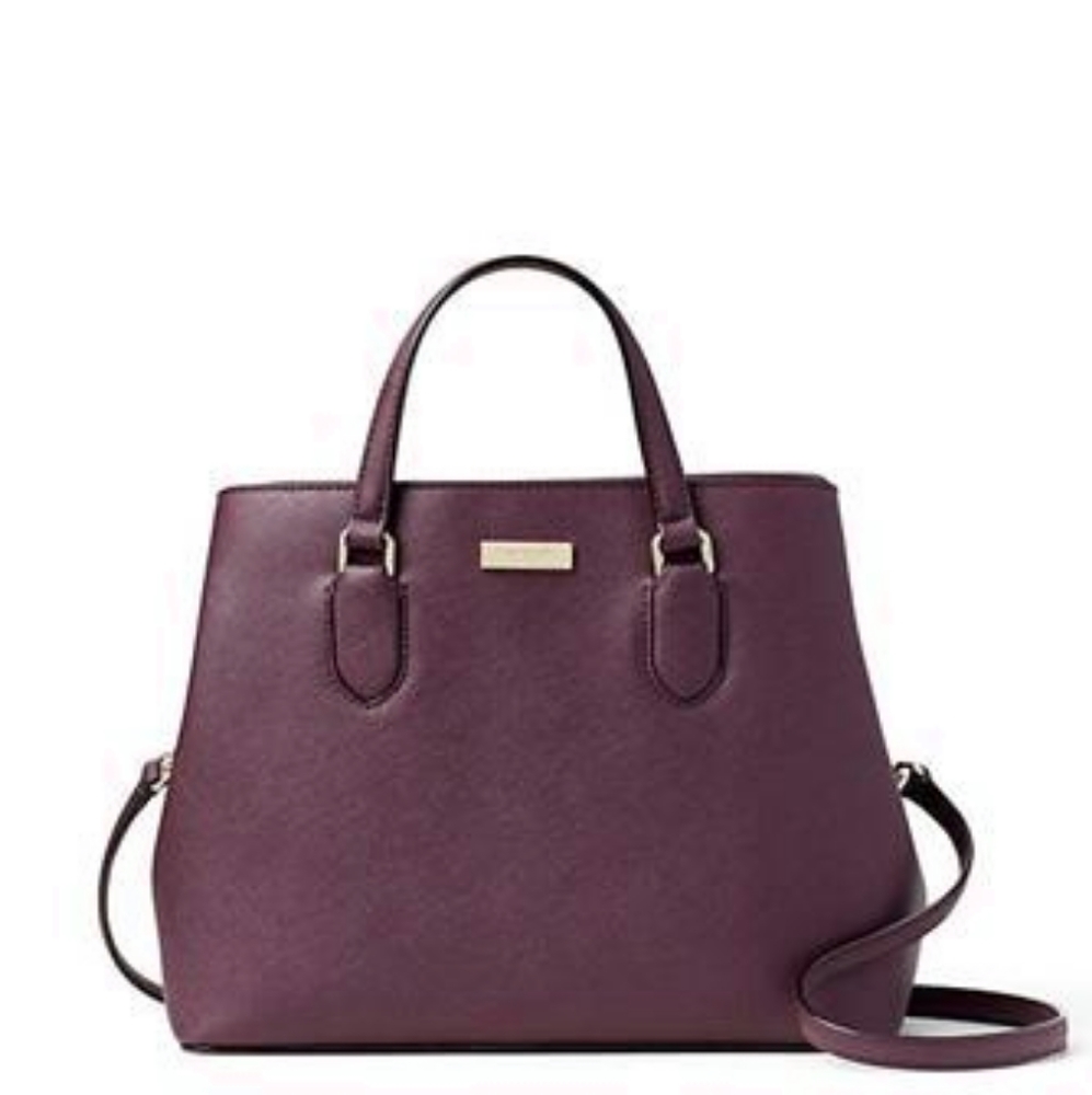 kate spade Plum Leather Satchel